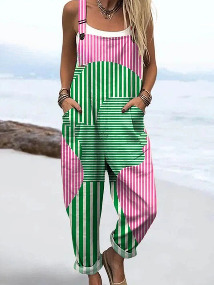 CASEY | Jumpsuit with geometric print - Liora Melbourne