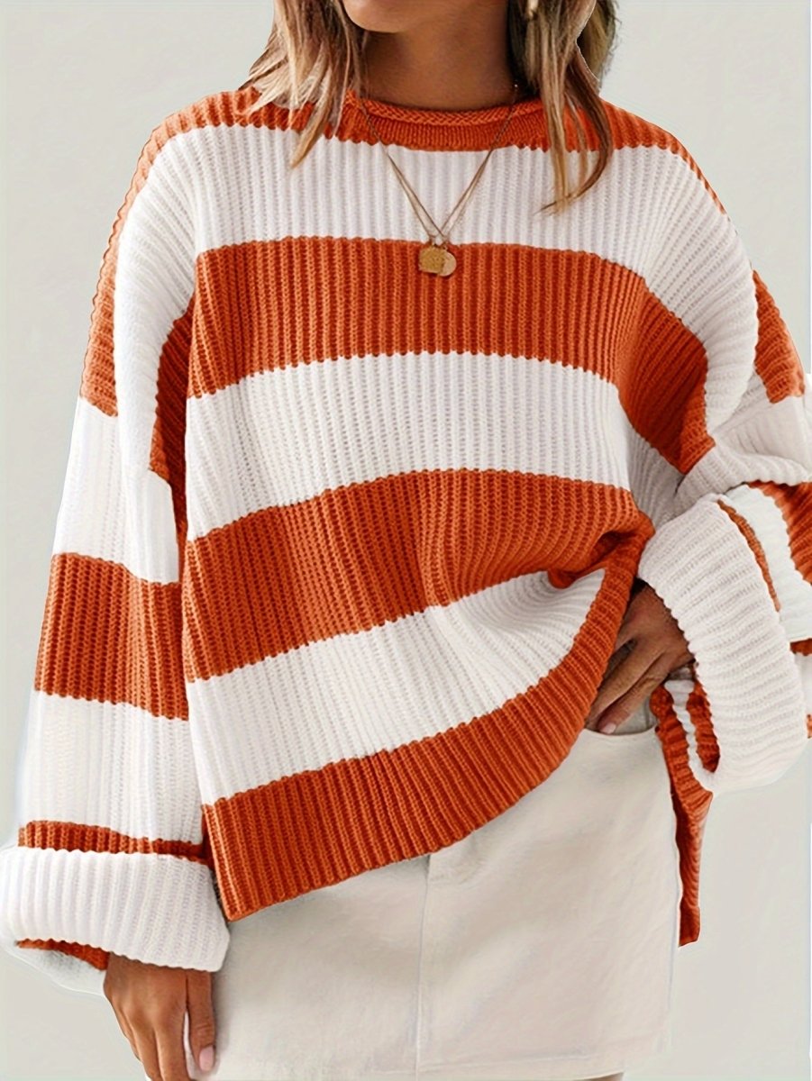 LARA | Jumper with stripe detail - Liora Melbourne