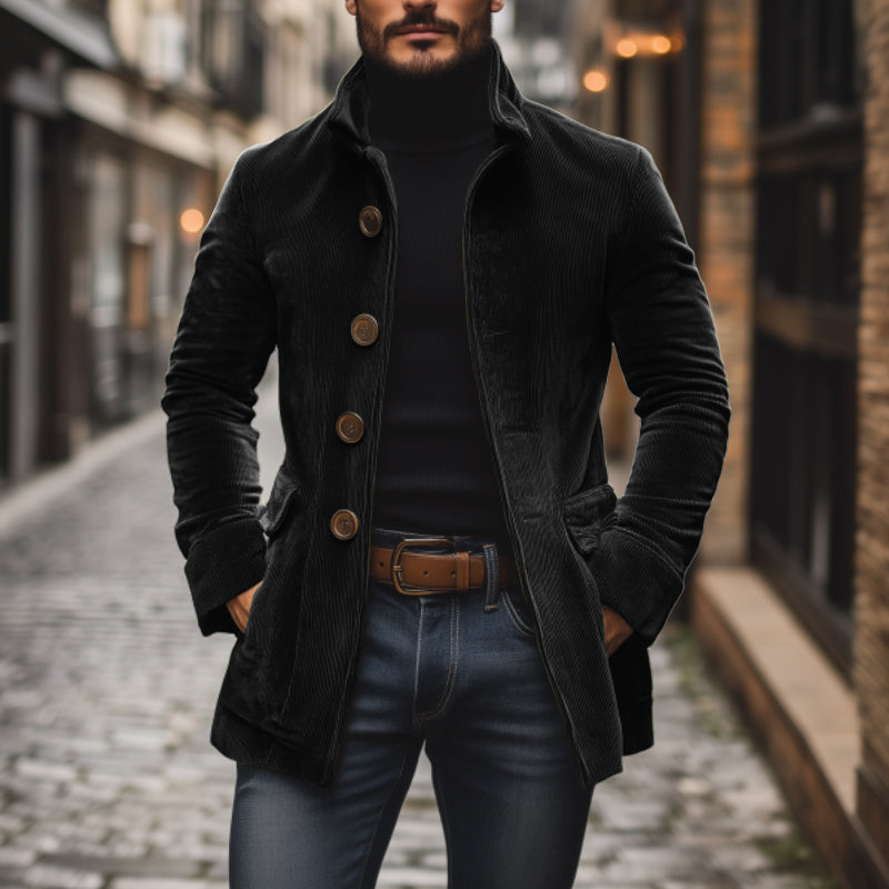 NOAH | Jacket with stand collar - Liora Melbourne
