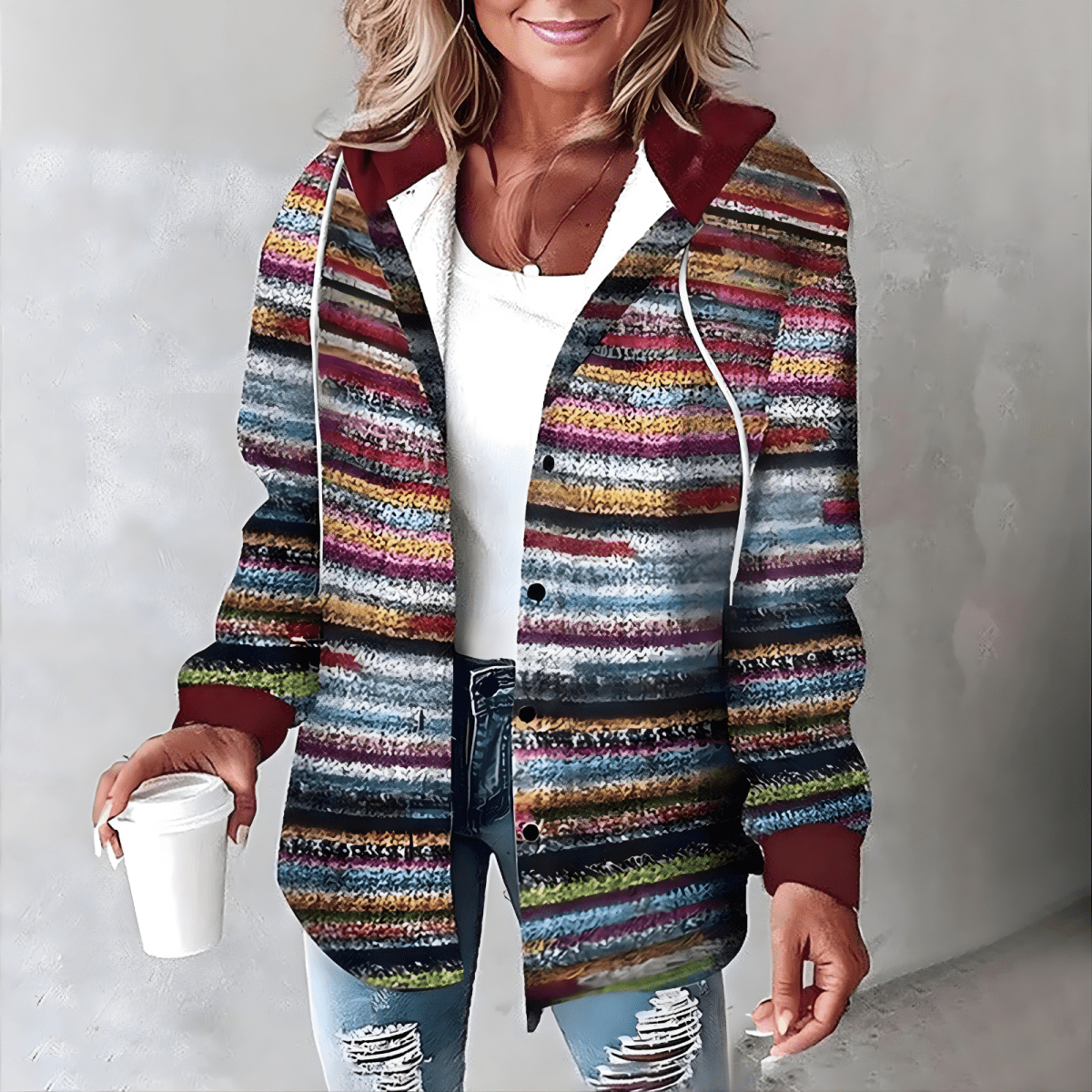 EUNICE | Warm jacket with insulated lining - Liora Melbourne