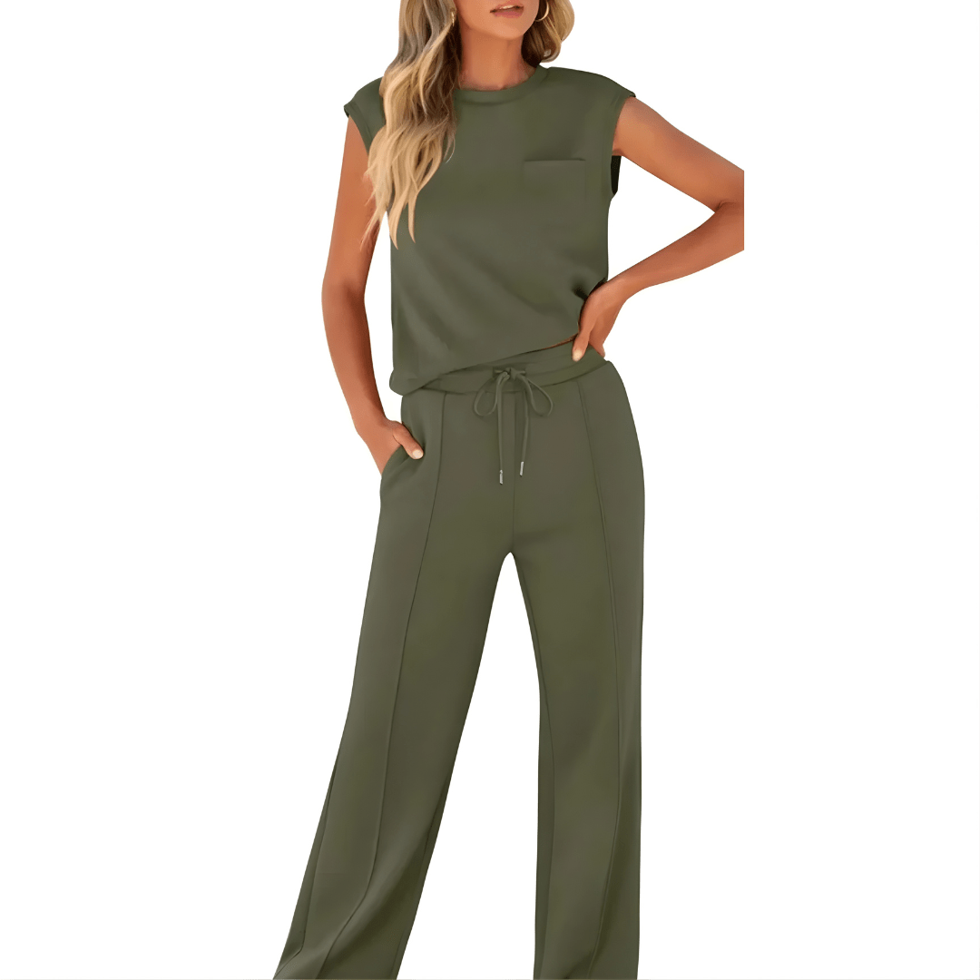 TAYLOR | Set with wide-leg pants - Liora Melbourne