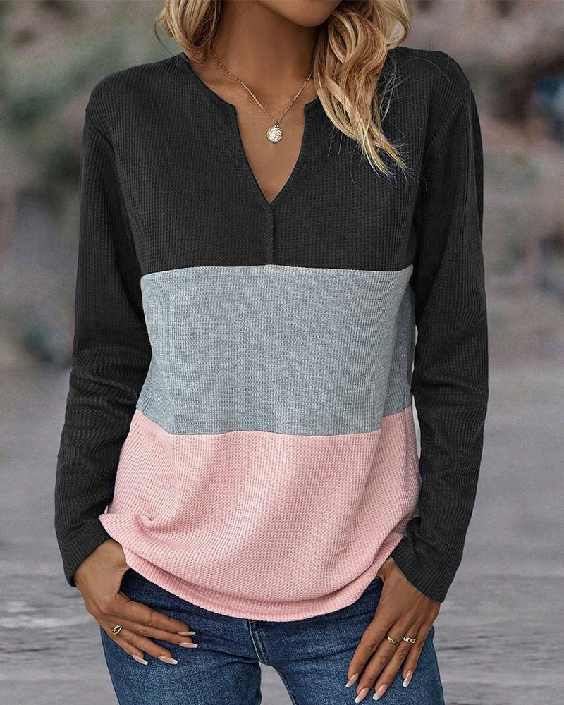 POPPY | Top with colour-block print - Liora Melbourne