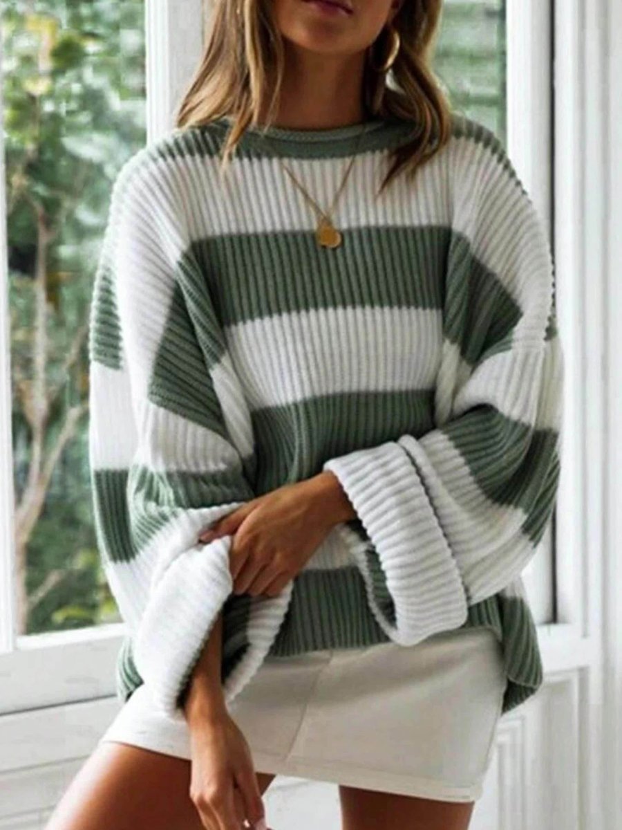 LARA | Jumper with stripe detail - Liora Melbourne