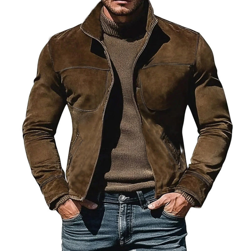ETHAN | Jacket with stand collar - Liora Melbourne