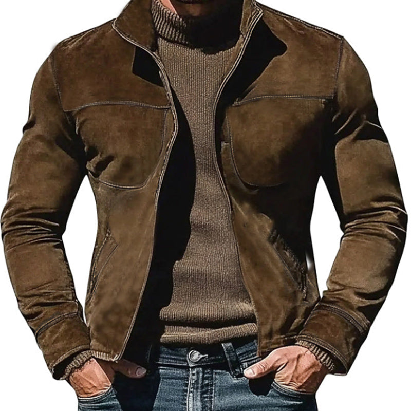 ETHAN | Jacket with stand collar - Liora Melbourne