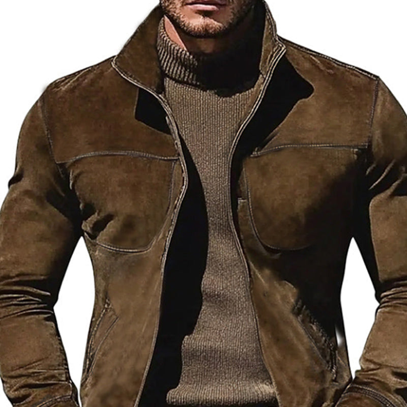 ETHAN | Jacket with stand collar - Liora Melbourne