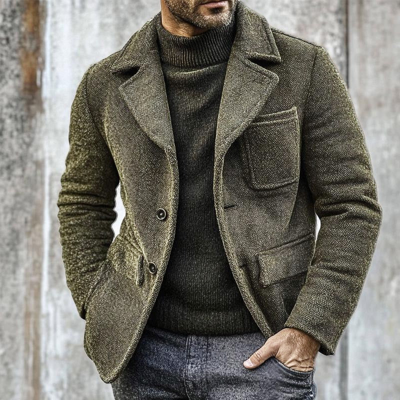 DYLAN | Canvas jacket with single-breasted closure - Liora Melbourne