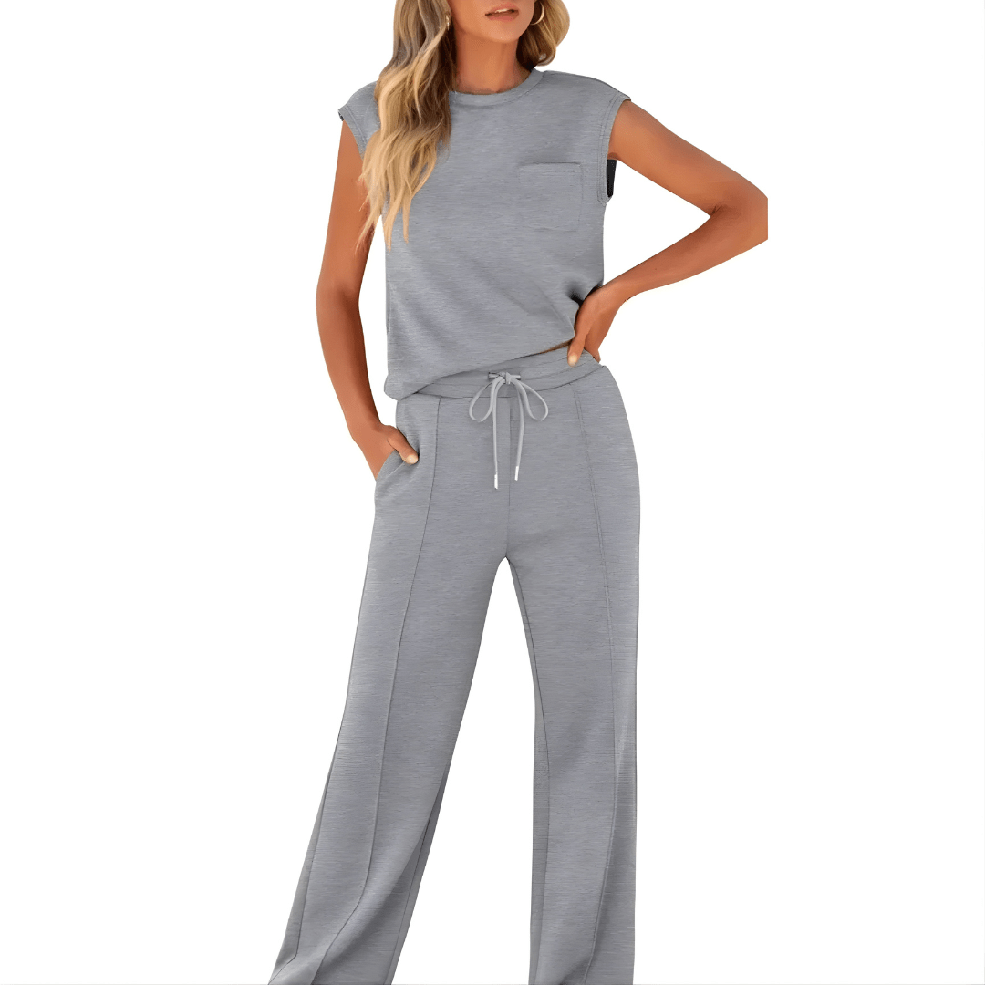 TAYLOR | Set with wide-leg pants - Liora Melbourne