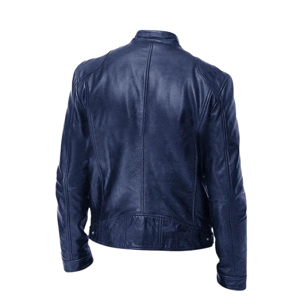 LALUNA | Leather jacket with relaxed fit - Liora Melbourne
