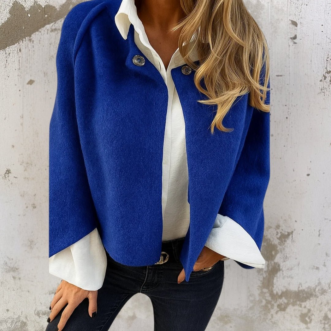 CHANA | Short coat with snap closure - Liora Melbourne