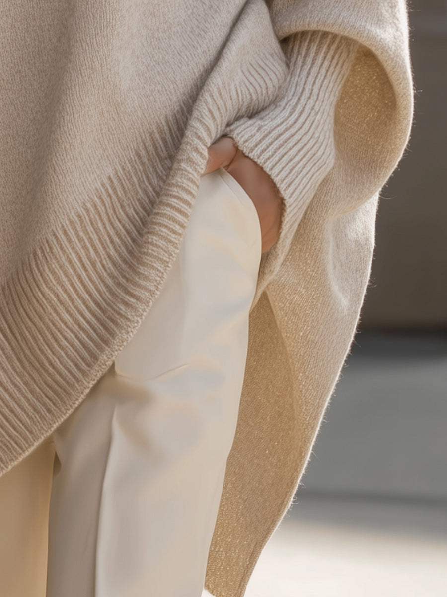 SIENNA | Oversized jumper with ribbed neckline - Liora Melbourne