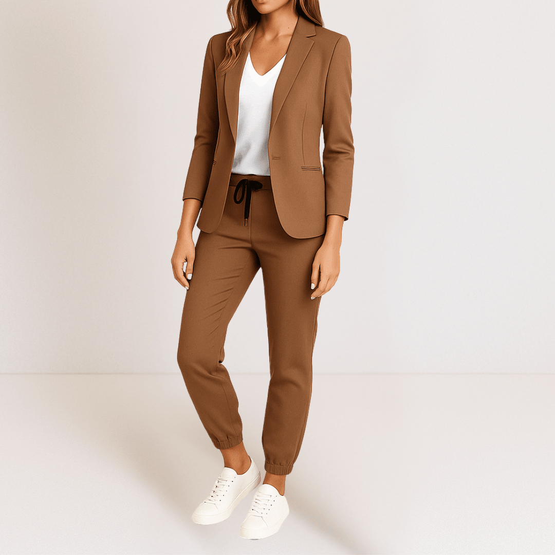 MILEY | Two-piece suit with tailored trousers - Liora Melbourne