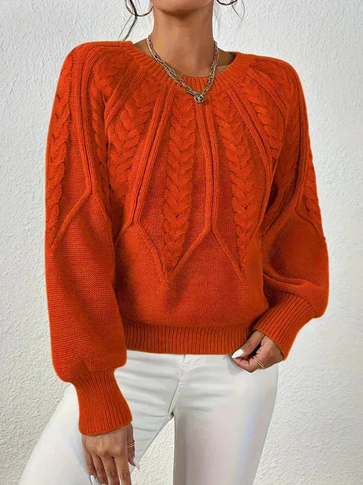 LILY | Knitted jumper with a fitted silhouette - Liora Melbourne