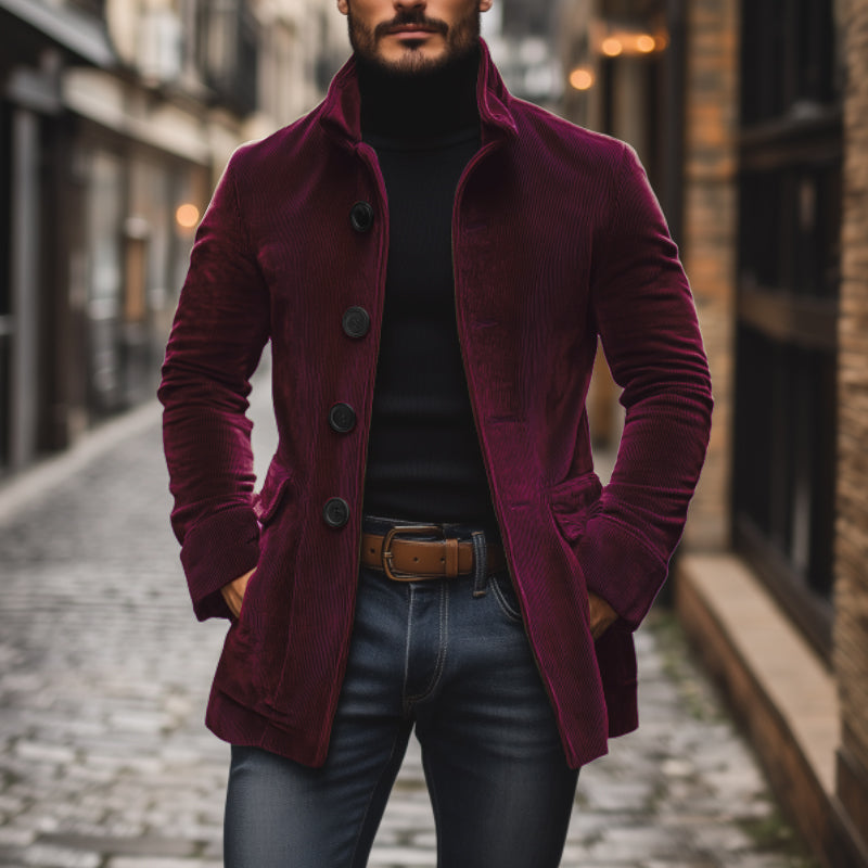 NOAH | Jacket with stand collar - Liora Melbourne