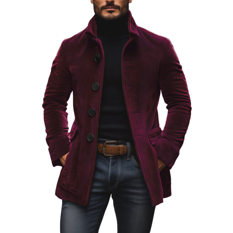 NOAH | Jacket with stand collar - Liora Melbourne