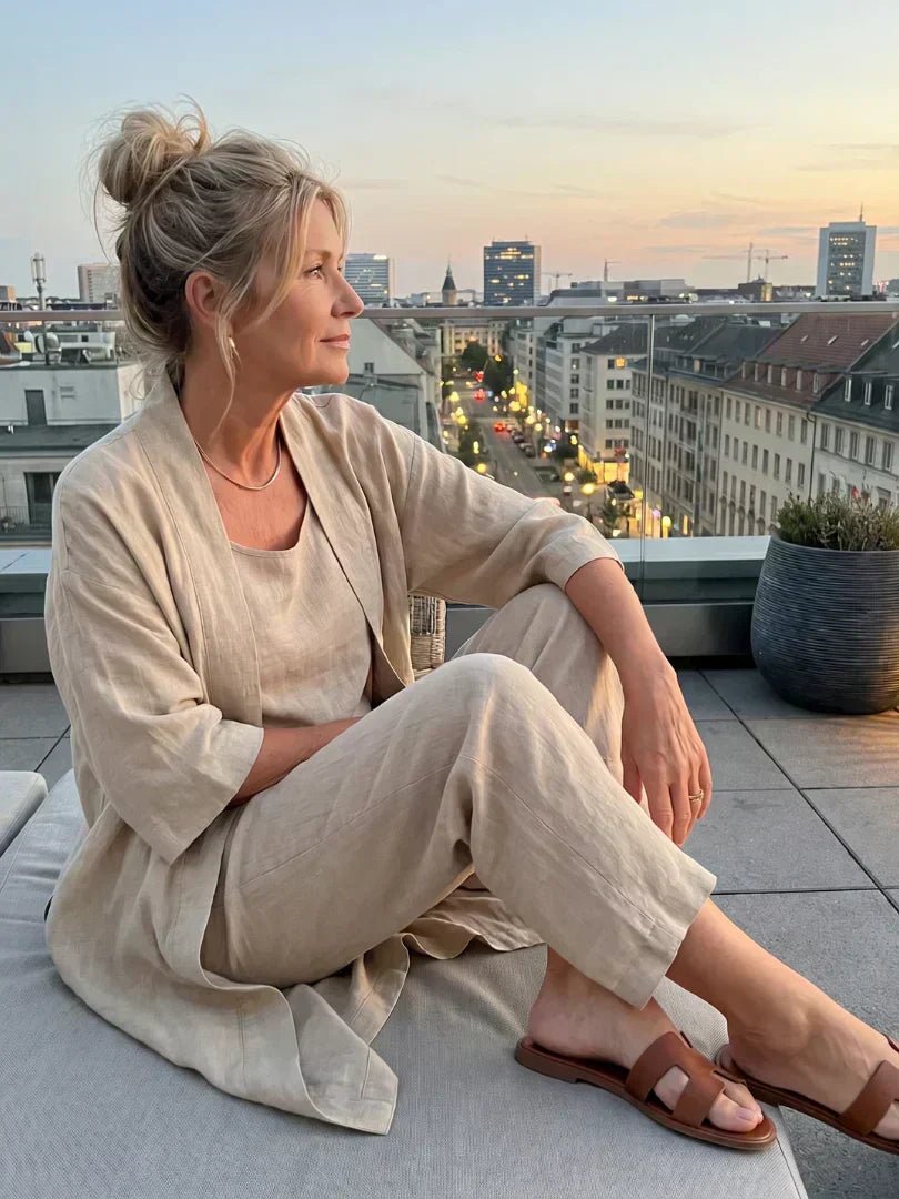 LORRIN | Three-piece set with relaxed silhouette - Liora Melbourne