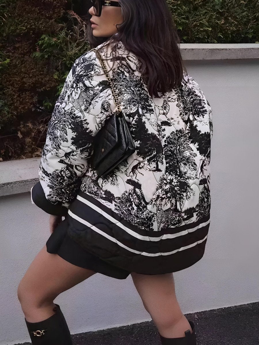HARPER | Jacket with all-over print - Liora Melbourne