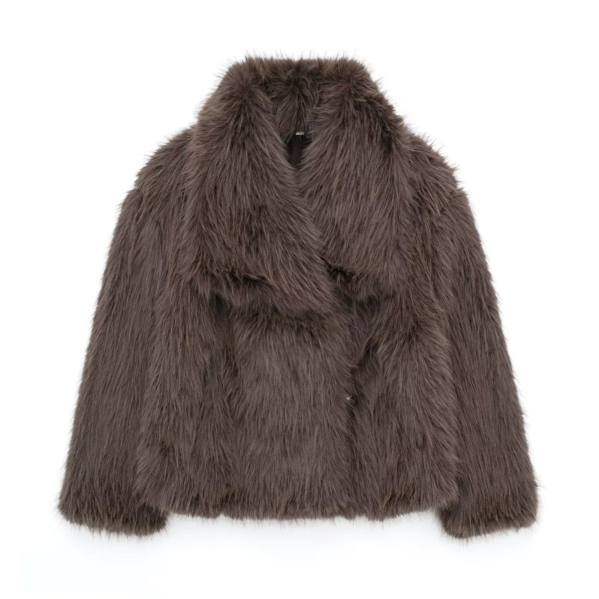 FREYA | Faux fur coat with hood - Liora Melbourne