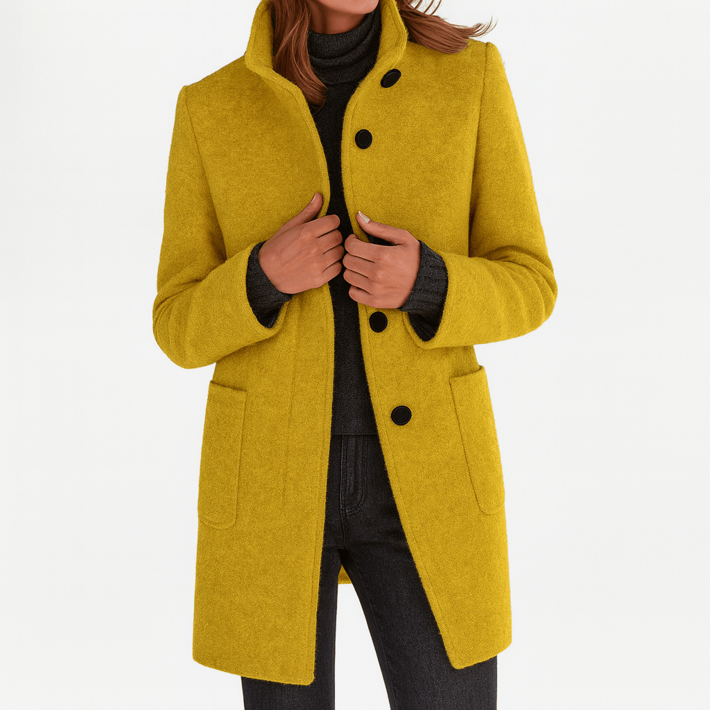 ADELE | Jacket with high collar - Liora Melbourne