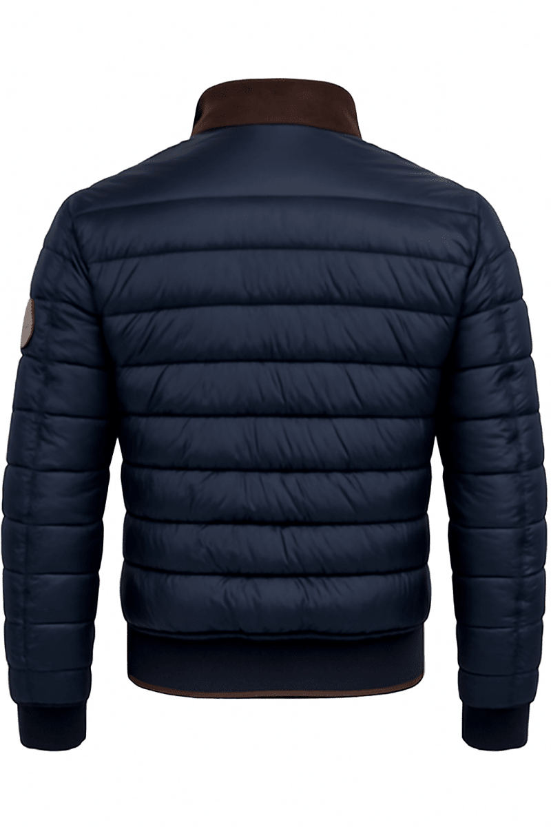 MIA | Quilted jacket with leather-look panels - Liora Melbourne