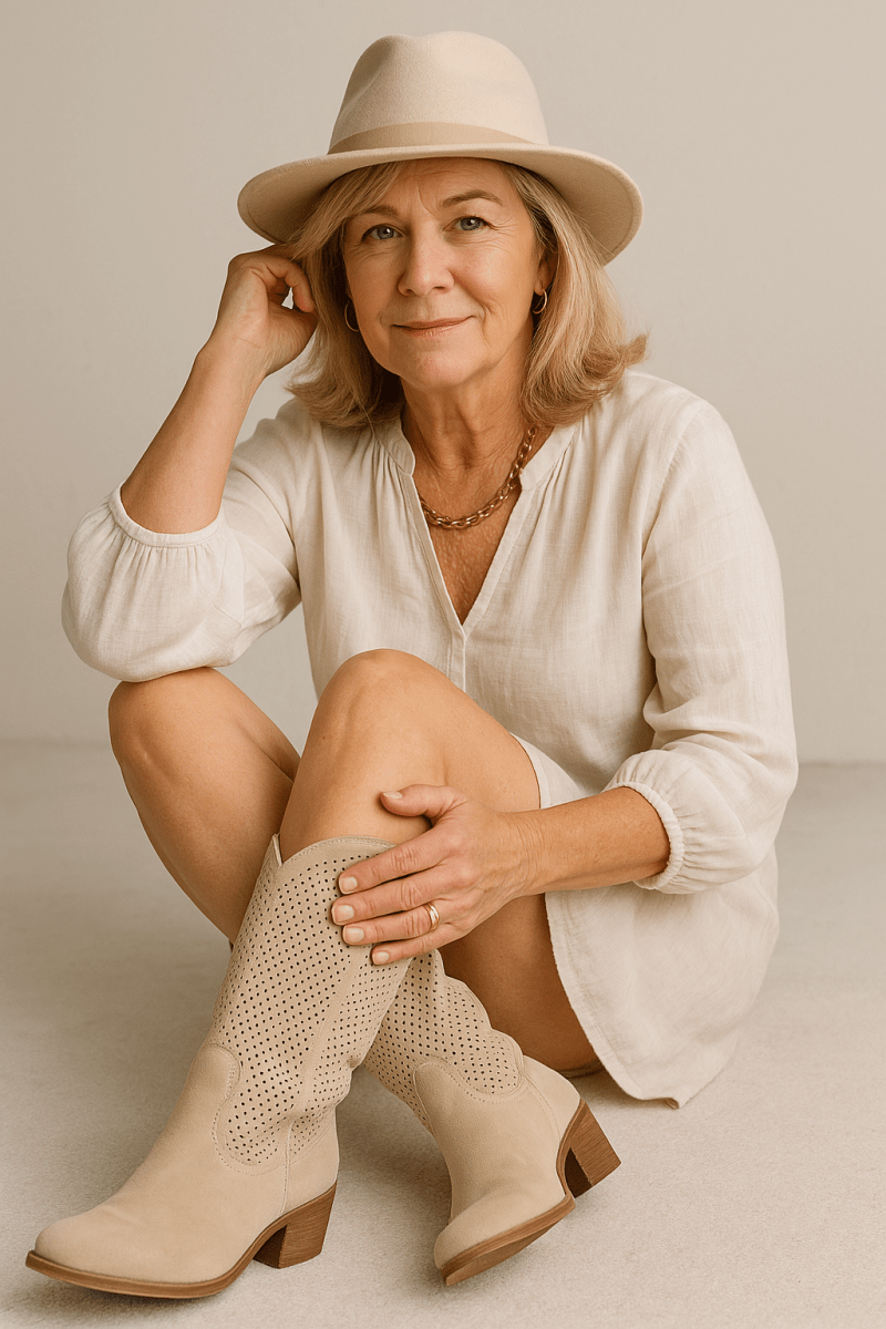 SOPHIE | Cowboy boots with orthopedic support - Liora Melbourne