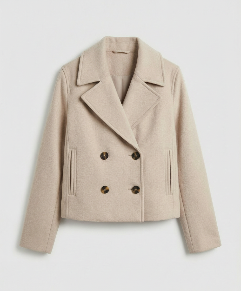 HARPER | Short jacket with double-breasted front - Liora Melbourne