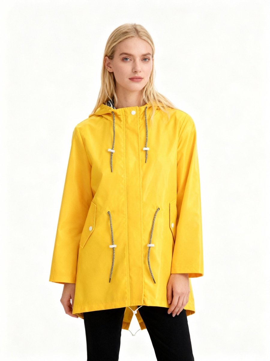 HARPER | Waterproof mac with hood - Liora Melbourne