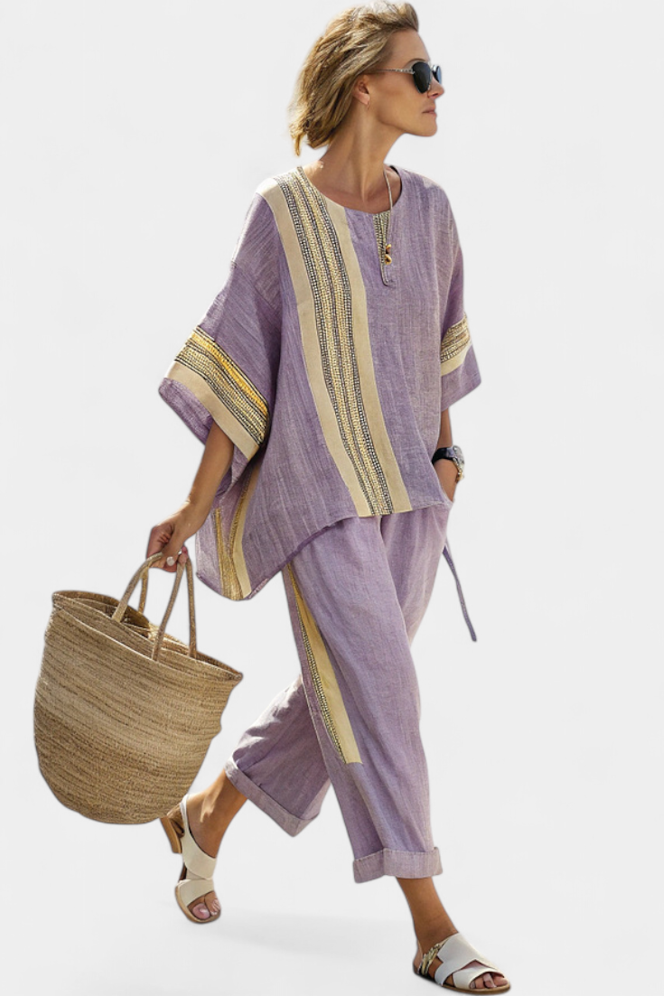 ALODIA | Set with wide-leg pants - Liora Melbourne