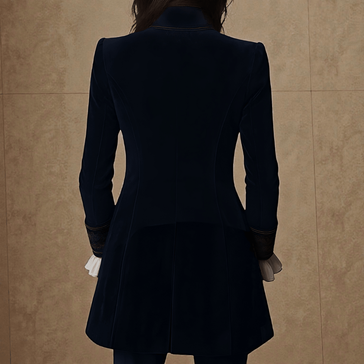 ELISE | Velvet blazer with structured silhouette - Liora Melbourne