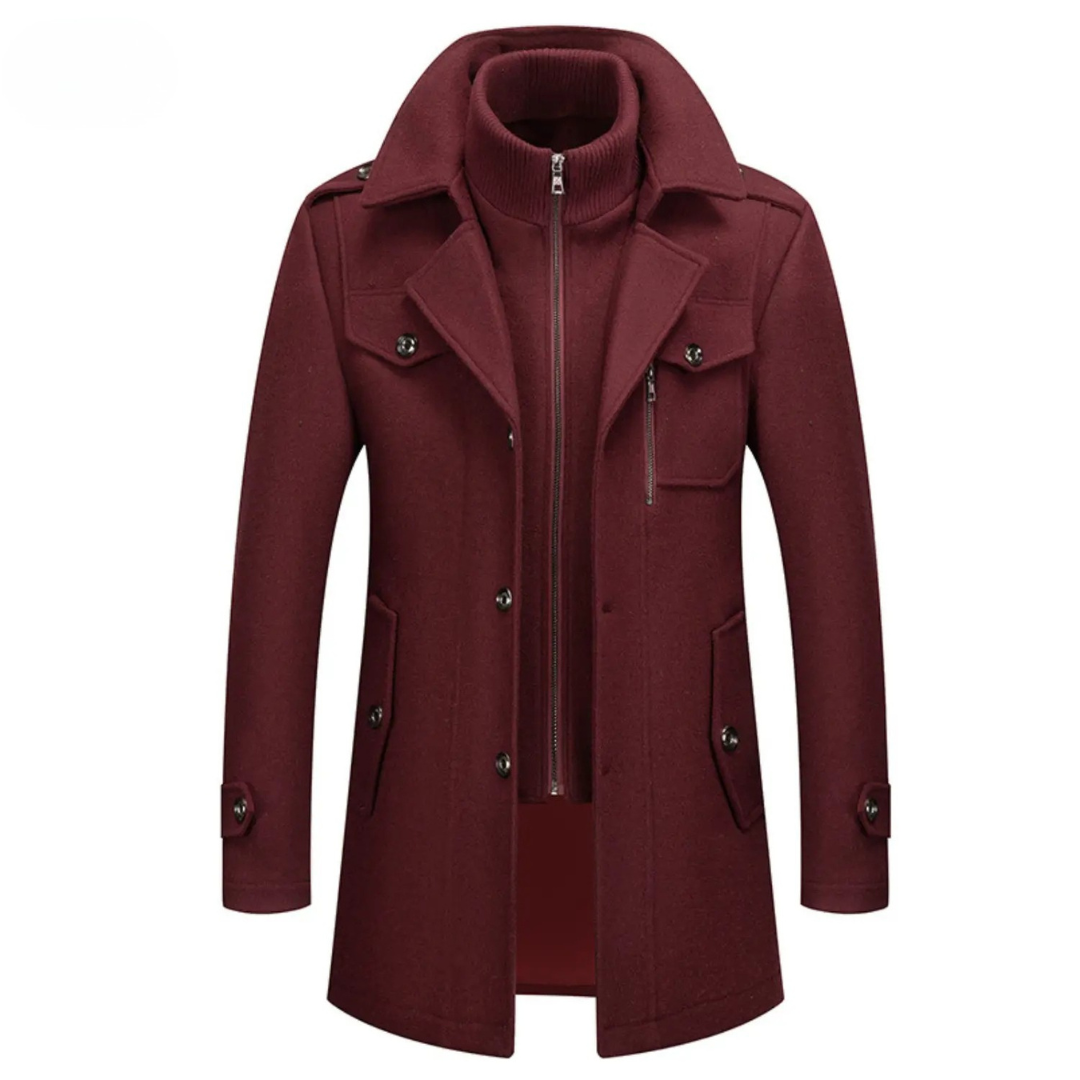 ARTHUR | Winter coat with button-zip closure - Liora Melbourne