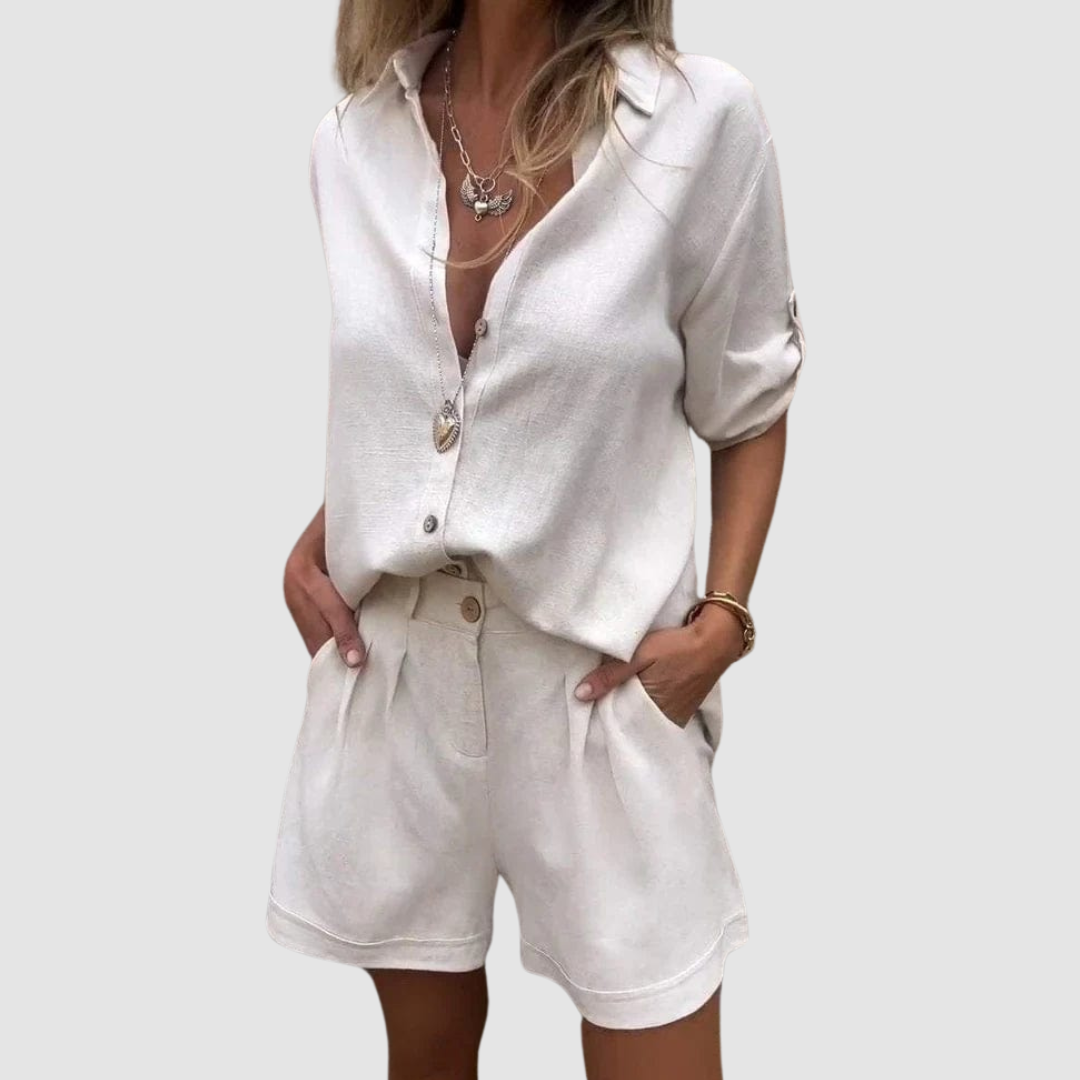ALBA | Set with wide-leg pants - Liora Melbourne