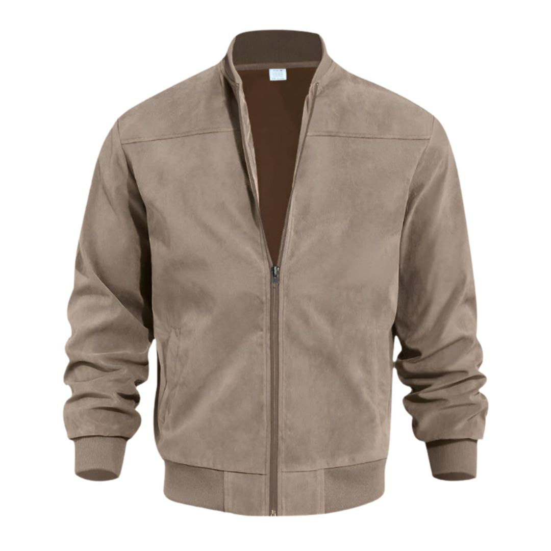 BLAKE | Bomber jacket with ribbed trim - Liora Melbourne