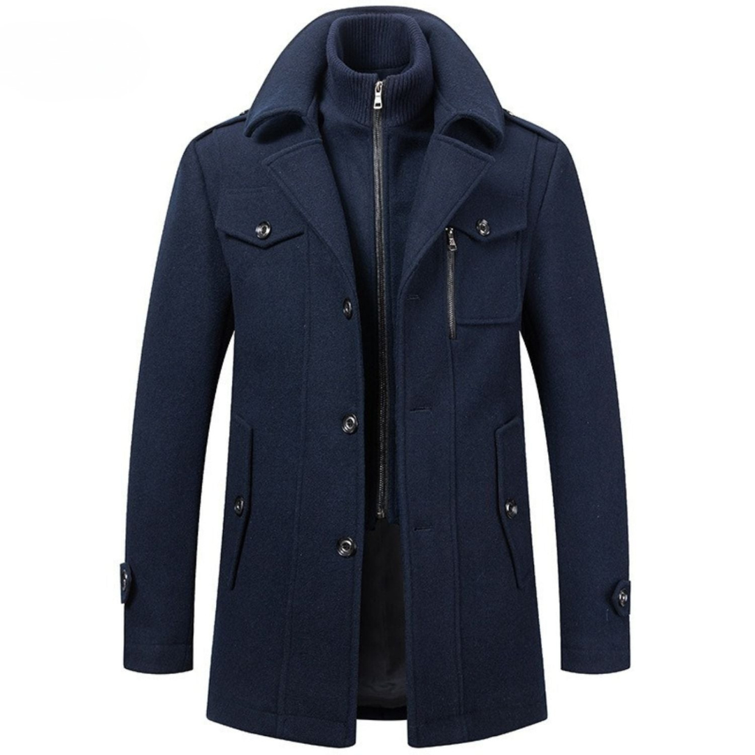 ARTHUR | Winter coat with button-zip closure - Liora Melbourne