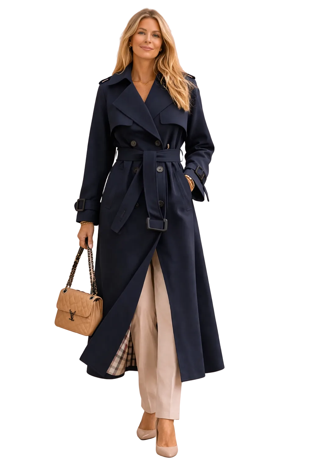 HARPER | Trench coat with structured cut