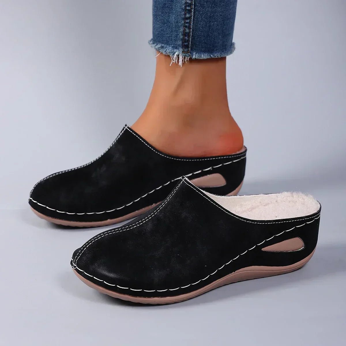 HARPER | Orthopaedic slippers with cushioned footbed - Liora Melbourne