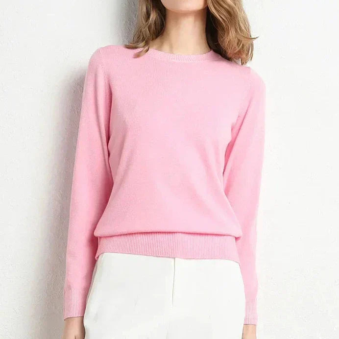IMOGEN | Fine-knit wool jumper - Liora Melbourne