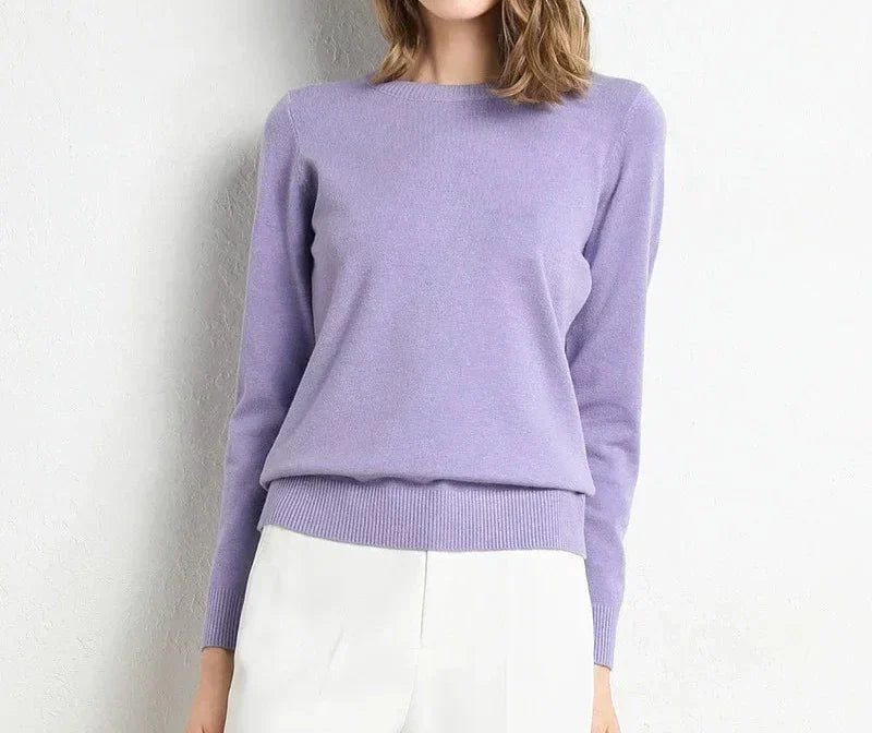 IMOGEN | Fine-knit wool jumper - Liora Melbourne