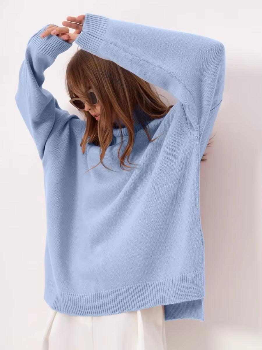 BROOKE | Oversized jumper with side splits - Liora Melbourne