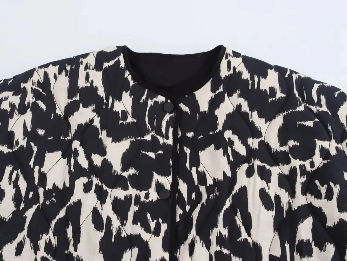 LALUNA | Autumn jacket with all-over print - Liora Melbourne