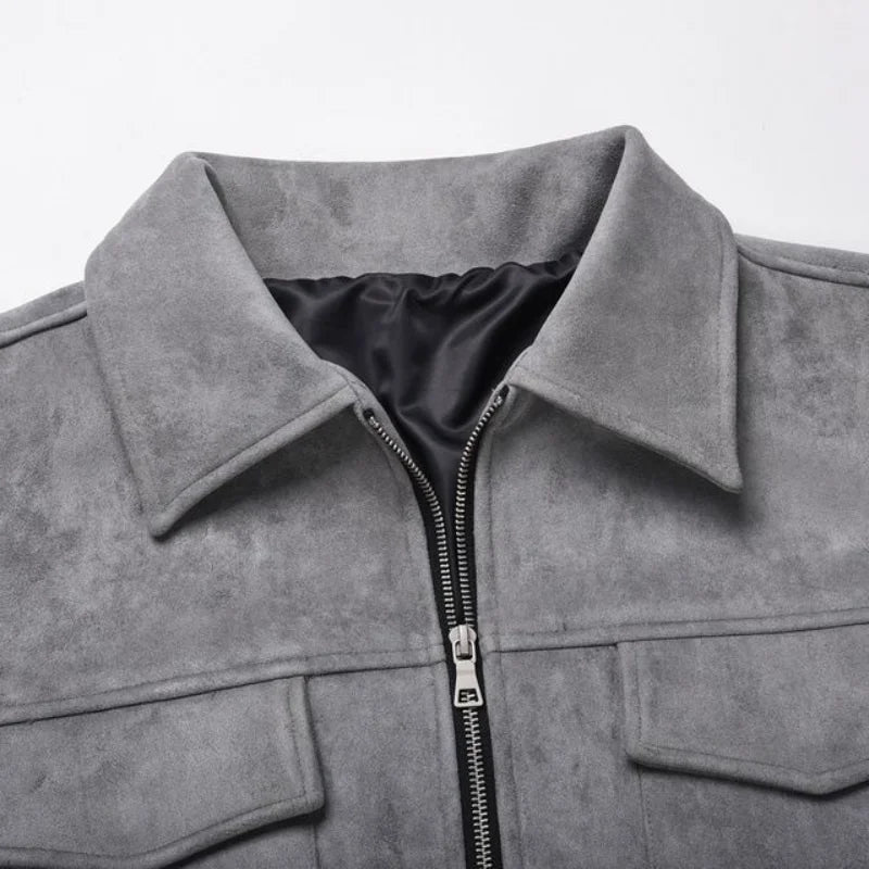 ELSIE | Oversized jacket in suede - Liora Melbourne