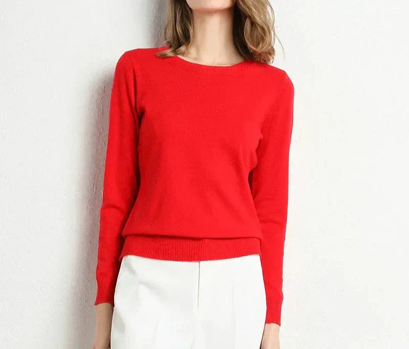 IMOGEN | Fine-knit wool jumper - Liora Melbourne