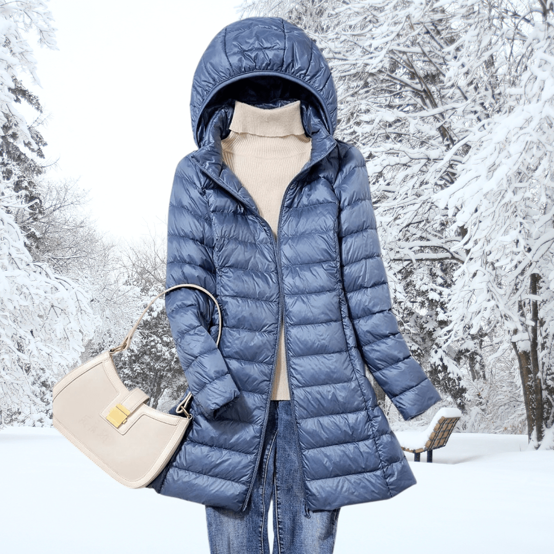QUINN | Ultralight down jacket with quilted finish - Liora Melbourne