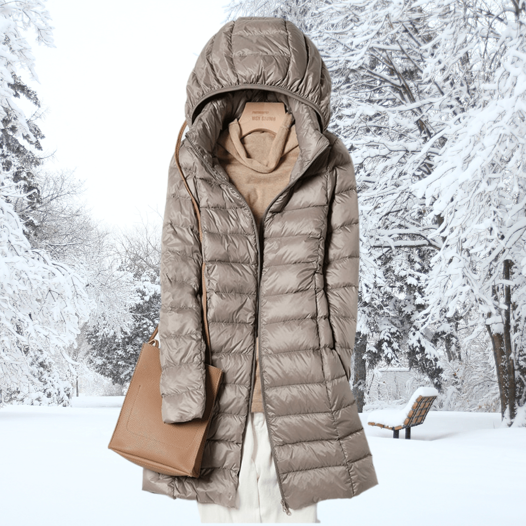 QUINN | Ultralight down jacket with quilted finish - Liora Melbourne