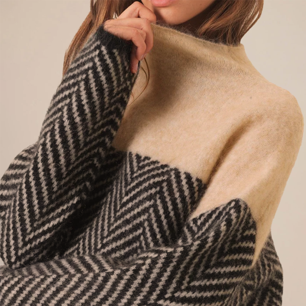 LALUNA | Soft-knit roll-neck jumper - Liora Melbourne