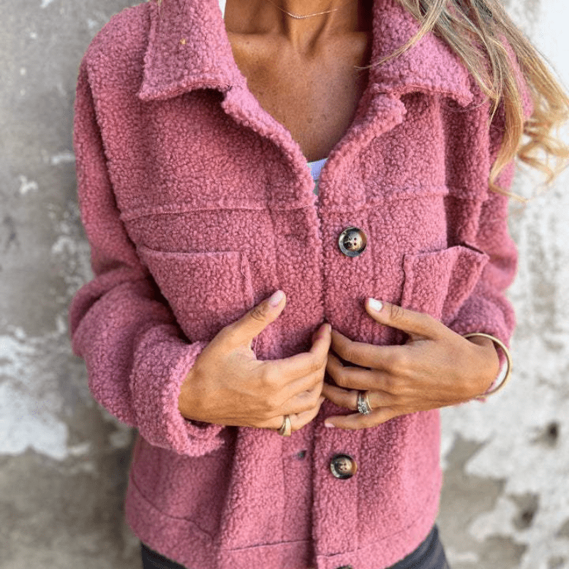 LUNA | Teddy jacket with pockets - Liora Melbourne