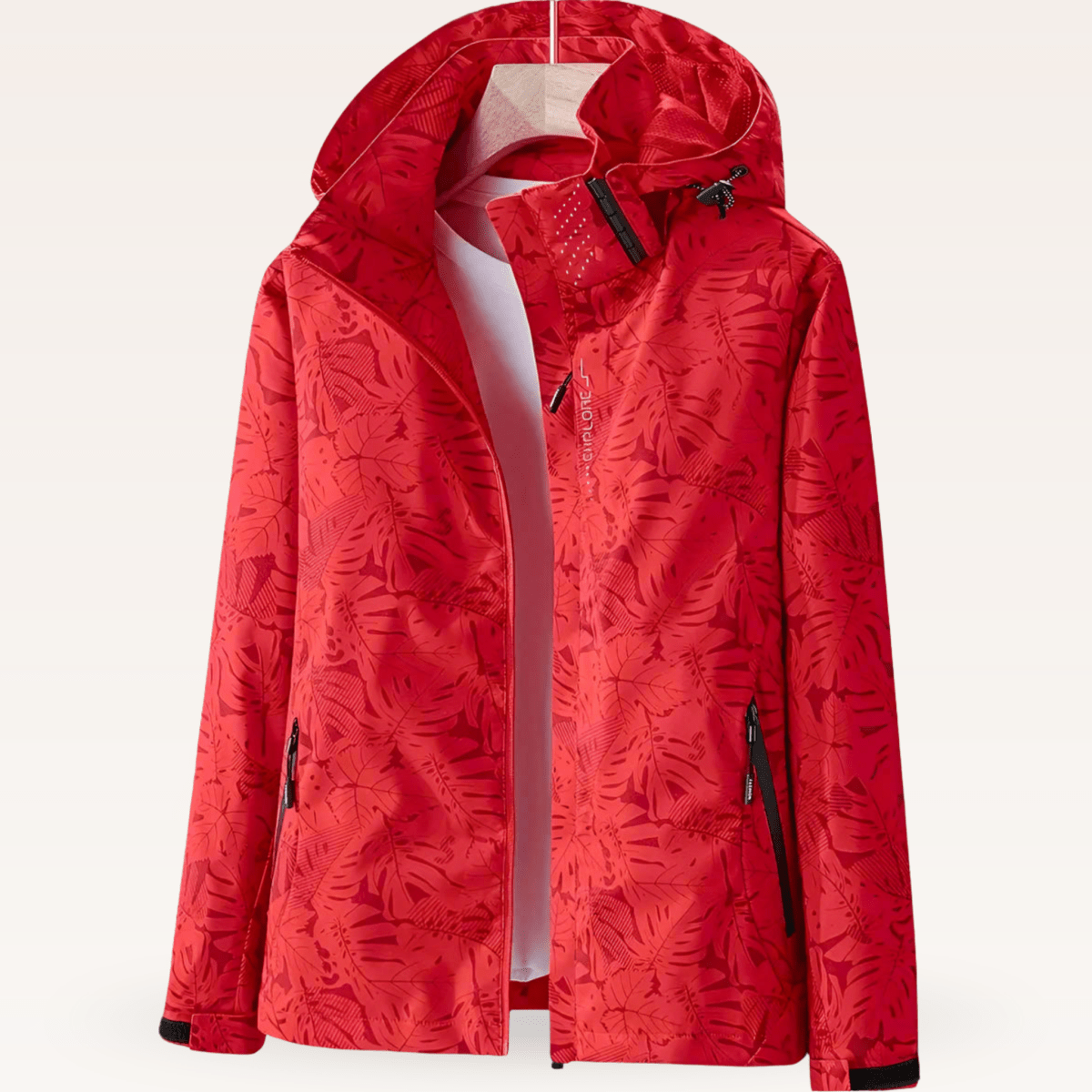 SUMMER | Waterproof jacket with leaf print - Liora Melbourne