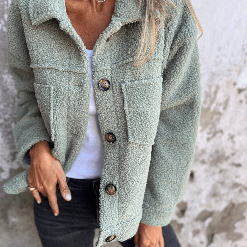 LUNA | Teddy jacket with pockets - Liora Melbourne