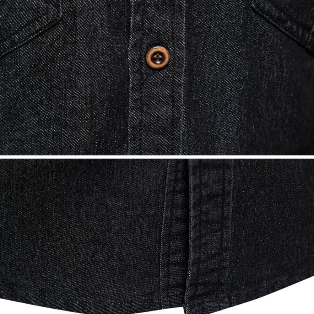 JACK | Denim jacket with chest pockets - Liora Melbourne