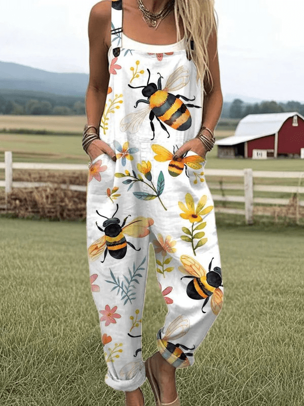 BEE BLOSSOM | Jumpsuit with floral print - Liora Melbourne