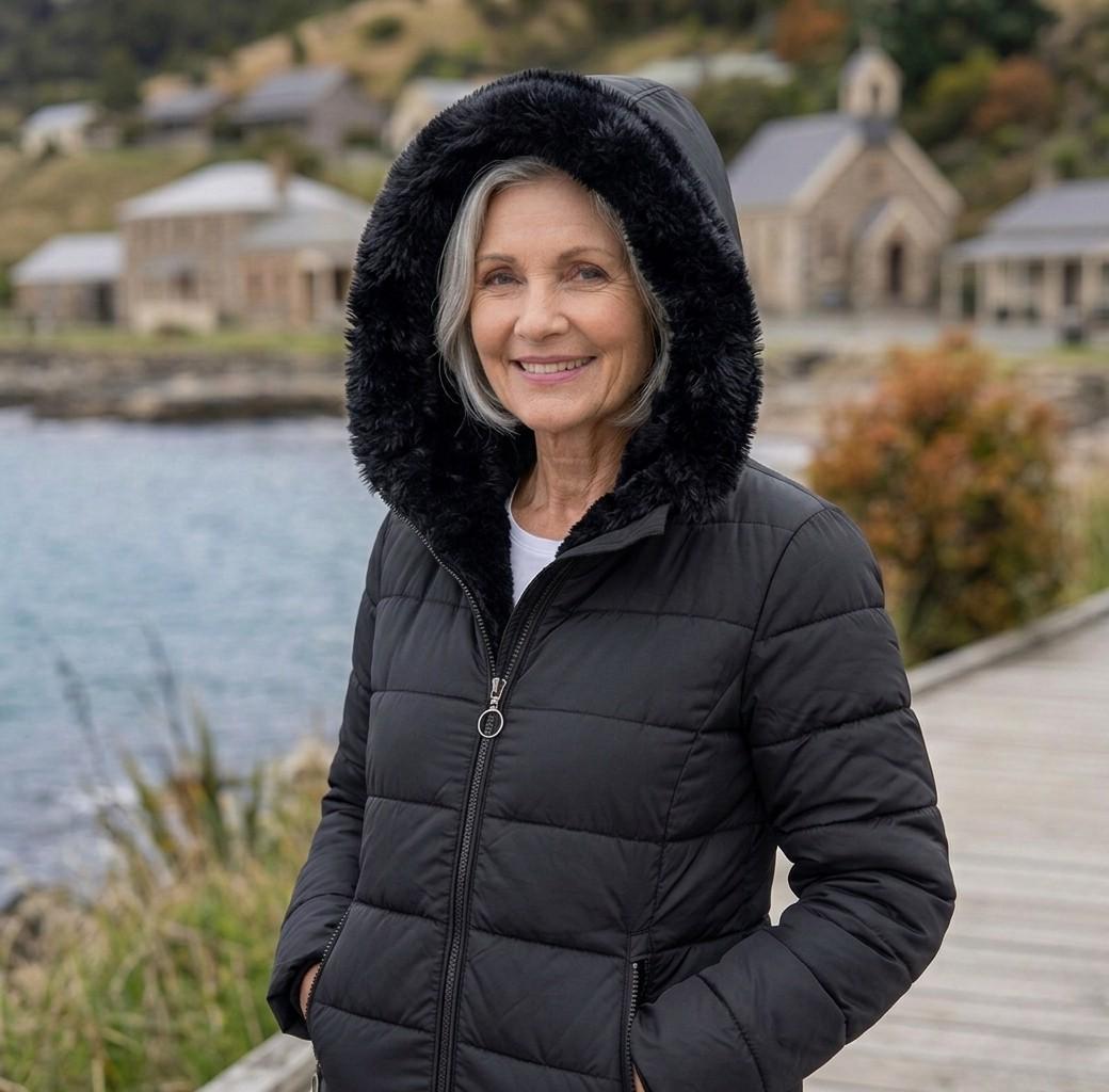 OLIVIA | Winter coat with quilted shell - Liora Melbourne